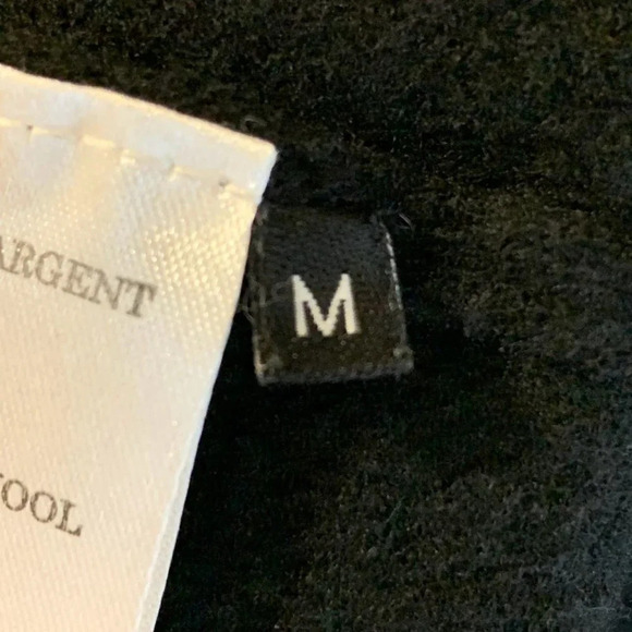 Rodebjer Women's Seargent 100% Lambswool Classic Fit Button Up Trench Coat SZ M - Picture 8 of 12